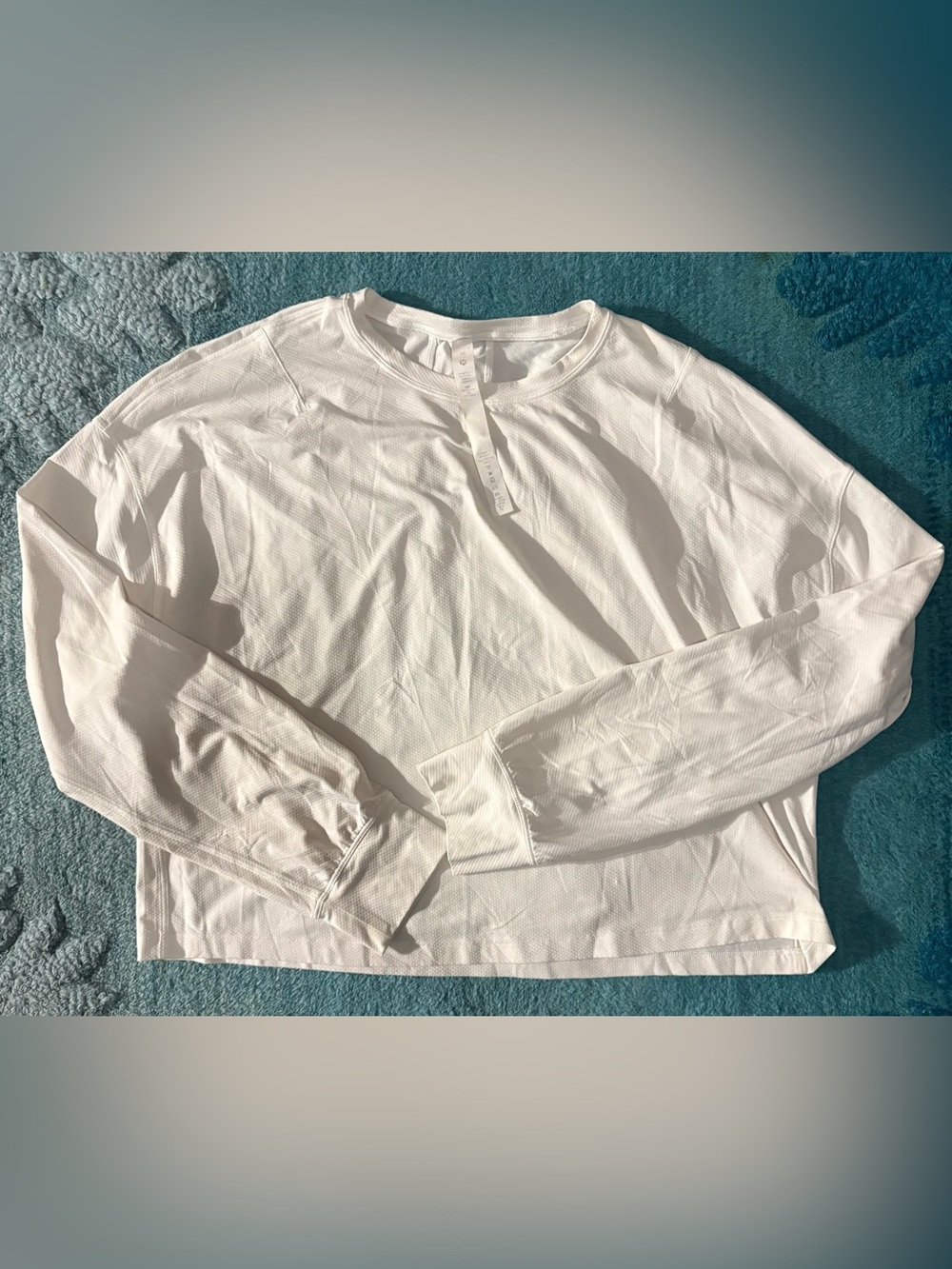 lululemon athletica White Long-Sleeve Thermal Crew